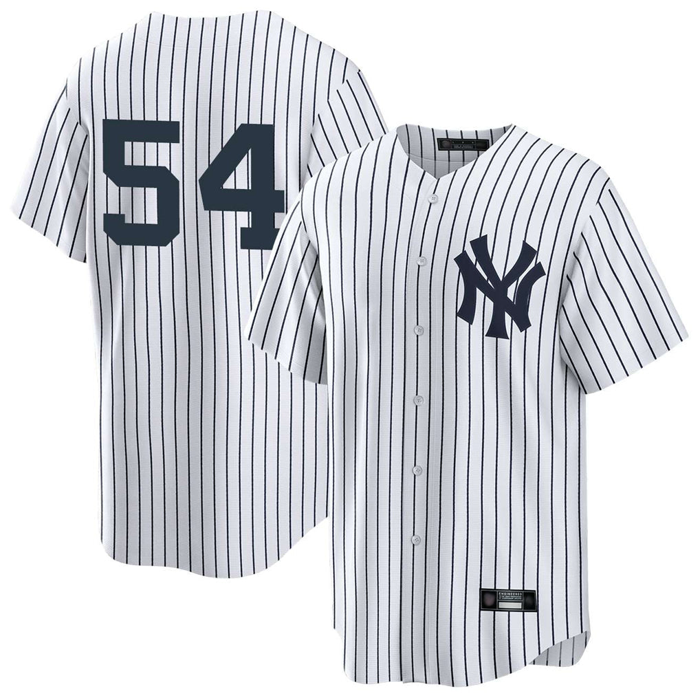 Tlead NY.Yankees #54 Max Fried Player White Game Home Stitched Jerseys