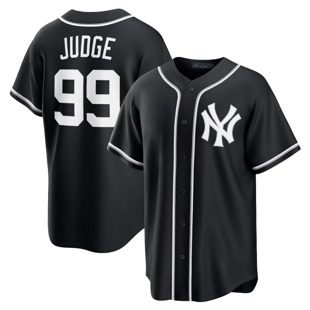 Tlead NY.Yankees #99 Aaron Judge Player Black Out Game Stitched Jerseys