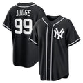 Tlead NY.Yankees #99 Aaron Judge Player Black Out Game Stitched Jerseys