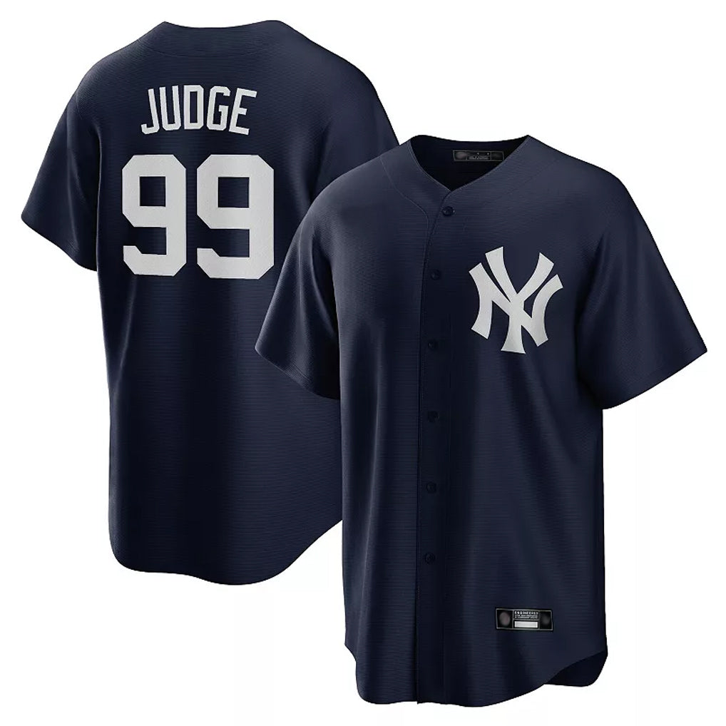 Tlead NY.Yankees #99 Aaron Judge Player Navy Game Stitched Jerseys