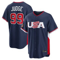 Tlead NY.Yankees #99 Aaron Judge Player Navy USA 2026 World Classic Limited Game Stitched Jerseys