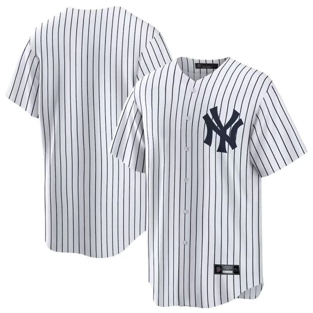 Tlead NY.Yankees Blank Player White Game Stitched Jerseys
