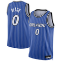 Tlead O.Magic #0 Anthony Black Blue Swingman Player Jerseys - Icon Edition