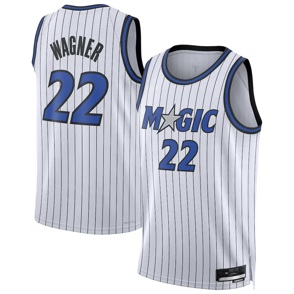 Tlead O.Magic #22 Franz Wagner White Swingman Player Jerseys - Association Edition
