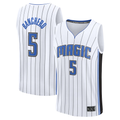 Tlead O.Magic #5 Paolo Banchero  White Fast Break Replica Player Jerseys - Association Edition