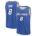 Tlead O.Magic #8 Jamal Cain Blue Fast Break Jerseys - Icon Edition