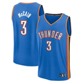 Tlead OC.Thunder #3 Jared McCain Blue Fast Break Stitched Jerseys - Icon Edition