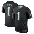 Tlead P.Eagles #1 Jalen Hurts Player Black Legend Stitched Jerseys
