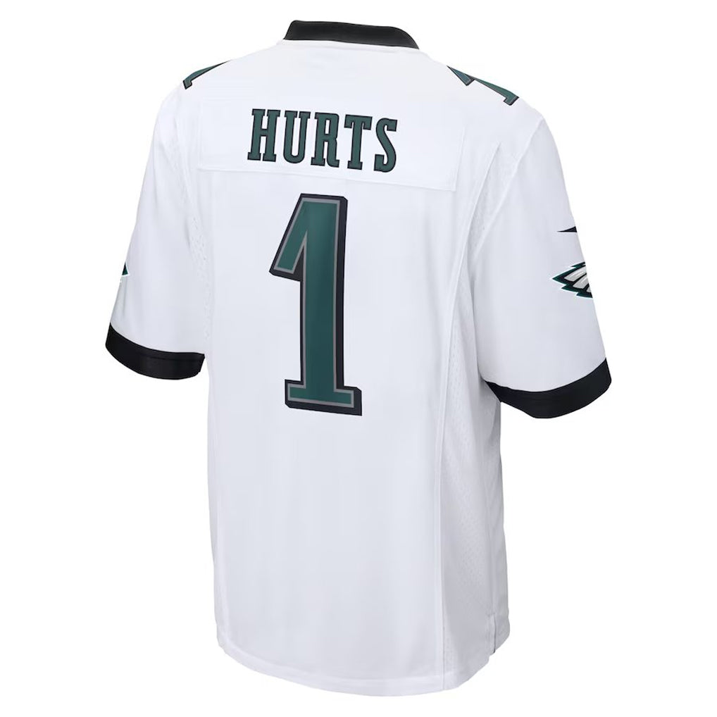 Tlead P.Eagles #1 Jalen Hurts Player White Game Stitched Jersey