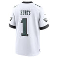 Tlead P.Eagles #1 Jalen Hurts Player White Home Game Stitched Jerseys