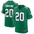 Tlead P.Eagles #20 Brian Dawkins Green Alternate Retired Player Game Stitched American Stitched Jerseys