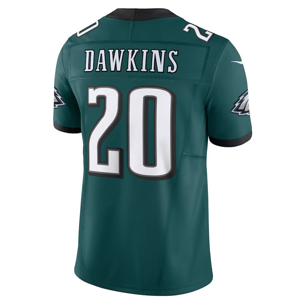 Tlead P.Eagles #20 Brian Dawkins Midnight Green Vapor F.U.S.E. Limited Stitched Jerseys