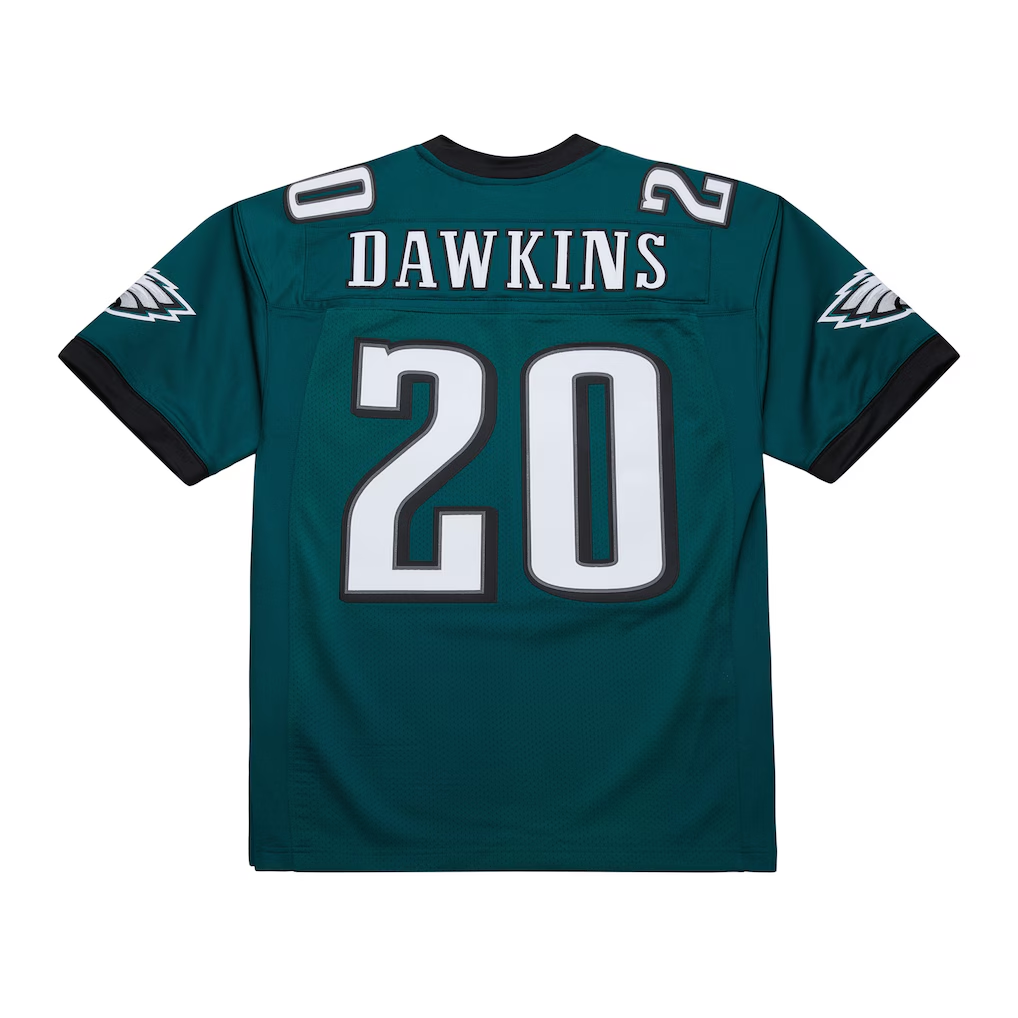 Tlead P.Eagles #20 Brian Dawkins Mitchell & Ness Green 2007 Authentic Throwback Retired Player Stitched Puhic Jersey