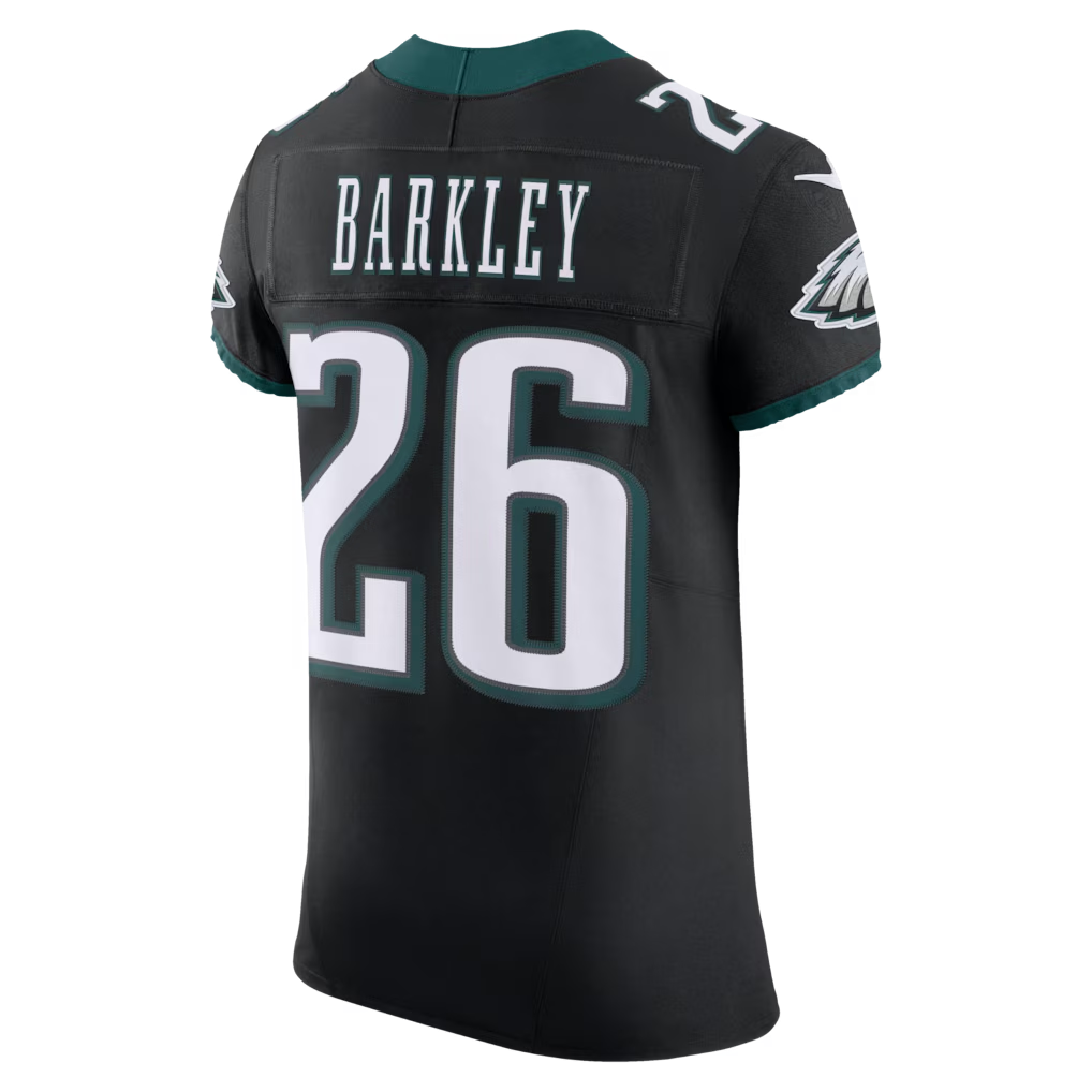 Tlead P.Eagles #26 Saquon Barkley Black Alternate Vapor F.U.S.E. Elite Stitched Jerseys