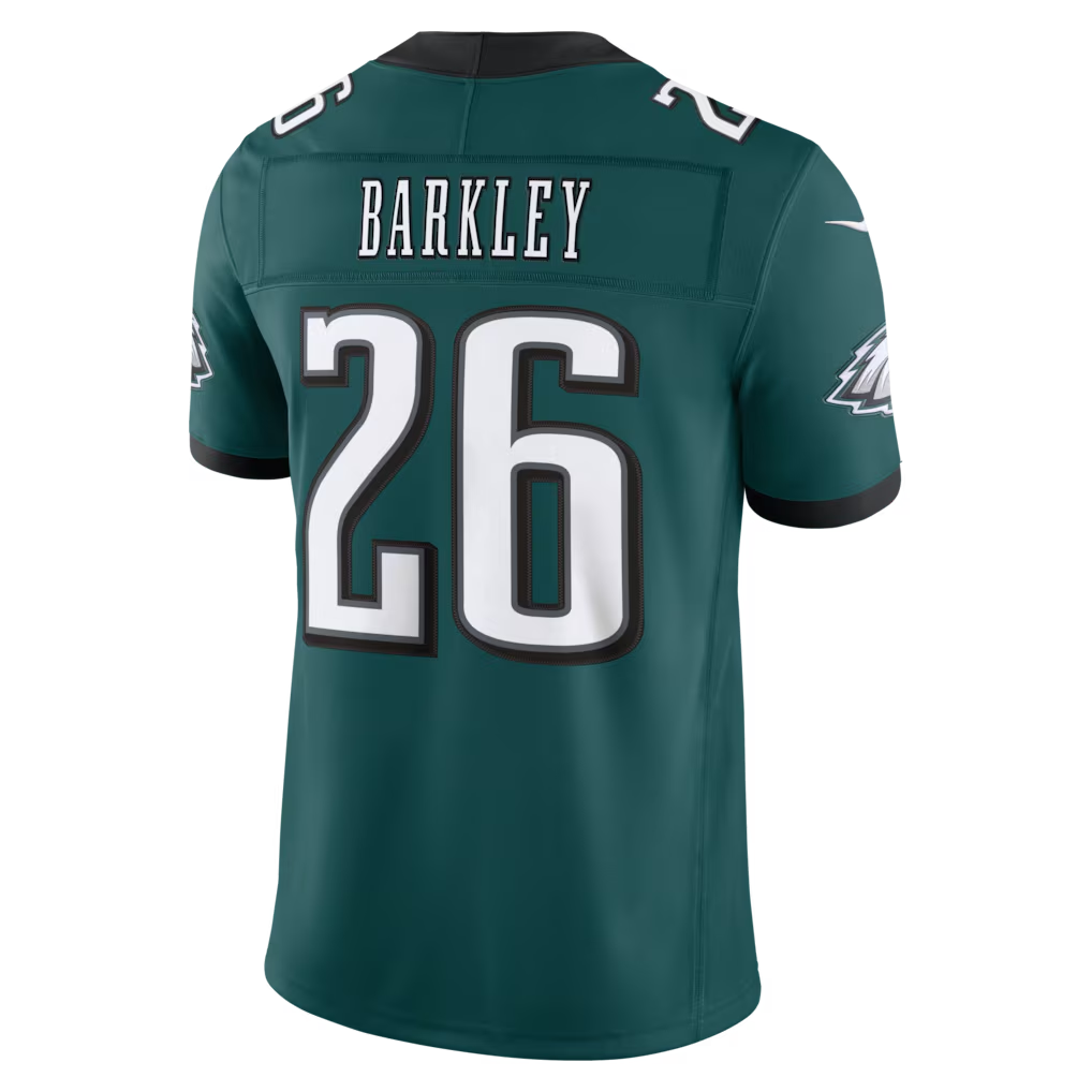 Tlead P.Eagles #26 Saquon Barkley Midnight Green Team Vapor F.U.S.E. Stitched Limited Jerseys