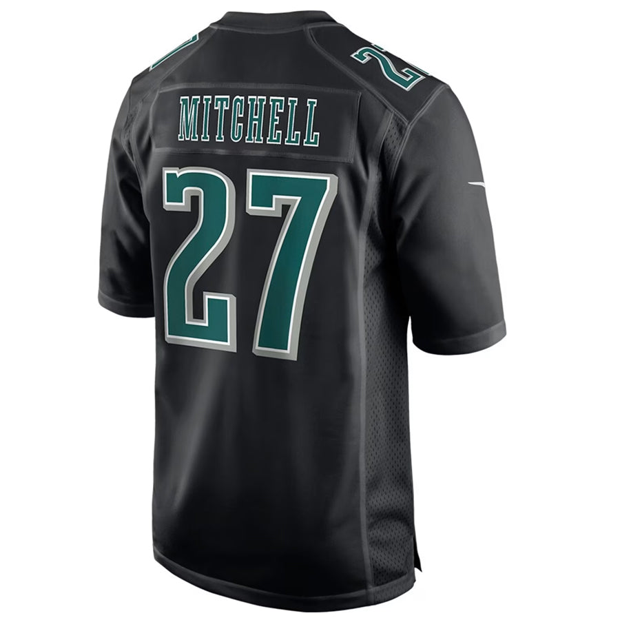 Tlead P.Eagles #27 Quinyon Mitchell Player Black Fashion Game Stitched Jerseys