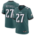 Tlead P.Eagles #27 Quinyon Mitchell Player Midnight Green Replica Game Stitched Jerseys