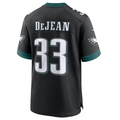 Tlead P.Eagles #33 Cooper DeJean Black 2024 Draft Alternate Player Game Jersey Stitched American Stitched Jersey