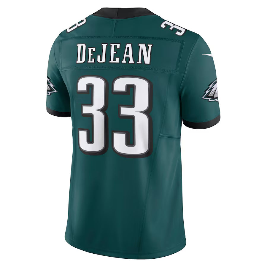 Tlead P.Eagles #33 Cooper DeJean Player Midnight Green Vapor F.U.S.E. Limited Stitched Jerseys
