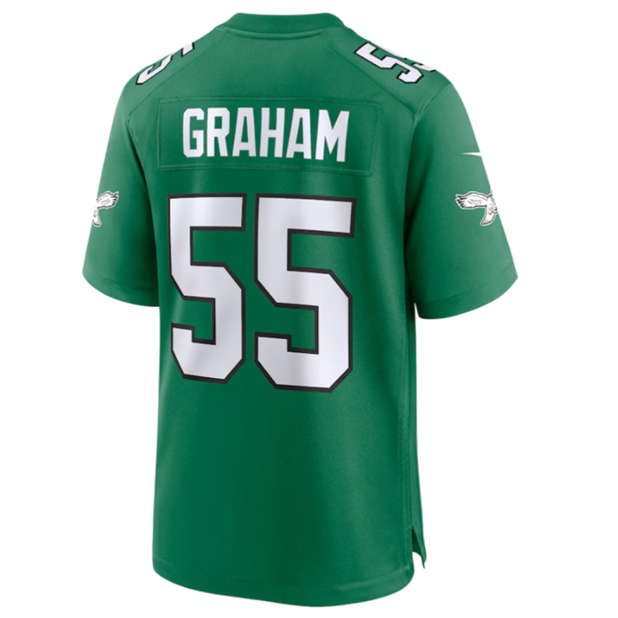 Tlead P.Eagles #55 Brandon Graham Green Alternate Game Jersey Stitched American Jerseys