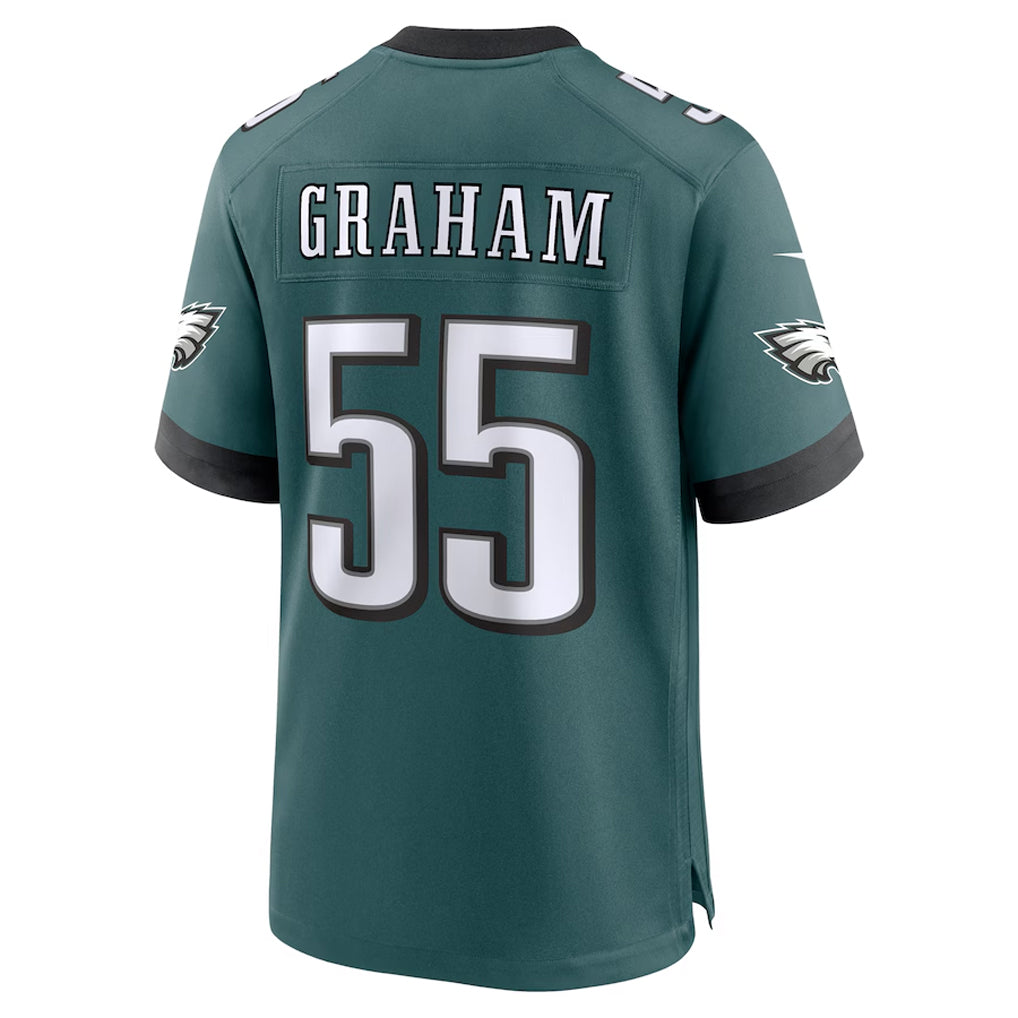 Tlead P.Eagles #55 Brandon Graham Player Green Stitched Home Game Stitched Jerseys