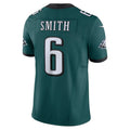 Tlead P.Eagles #6 DeVonta Smith Green Vapor F.U.S.E. Limited Stitched Jerseys