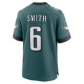 Tlead P.Eagles #6 DeVonta Smith Midnight Green Team Game Stitched Jerseys