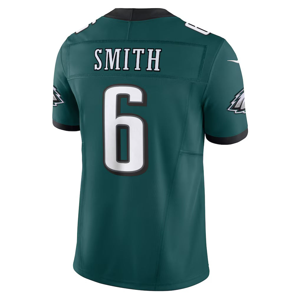 Tlead P.Eagles #6 DeVonta Smith Midnight Green Vapor F.U.S.E. Limited Stitched Jerseys