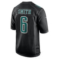 Tlead P.Eagles #6 DeVonta Smith Player Carbon Black Fashion Game Stitched Jerseys
