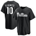 Tlead P.Phillies #10 J.T. Realmuto Player Black Alt Fashion Home Game Stitched Jerseys