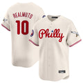 Tlead P.Phillies #10 J.T. Realmuto Player Cream Phillies & Eagles Vapor Premier Limited Stitched Jerseys