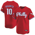 Tlead P.Phillies #10 J.T. Realmuto Player Red Phillies & Eagles Vapor Premier Limited Stitched Jerseys