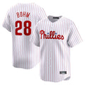 Tlead P.Phillies #28 Alec Bohm Player White Home Limited Stitched Jerseys