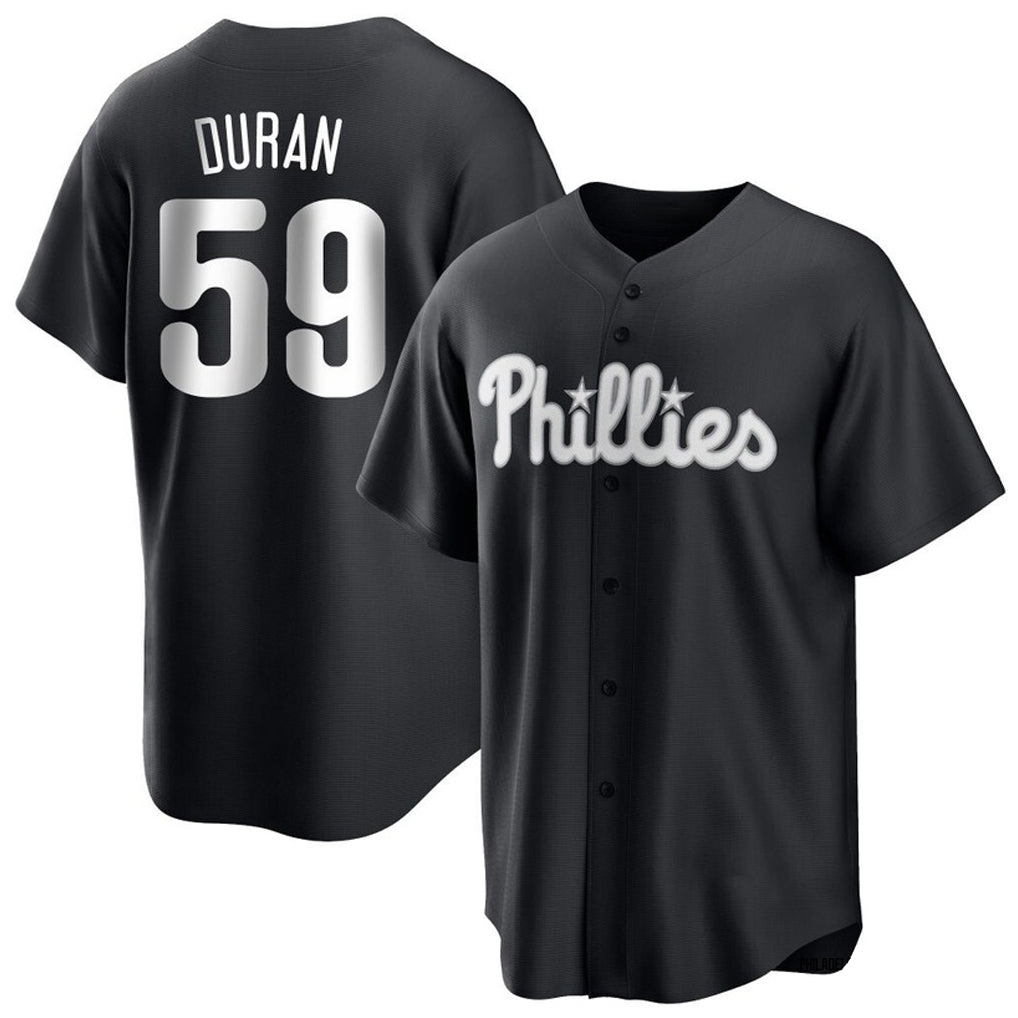 Tlead P.Phillies #59 Jhoan Duran Player Black Alt Fashion Home Game Stitched Jerseys