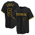 Tlead P.Phillies #5 Bryson Stott Player Black Snake Skin City Home Game Stitched Jerseys