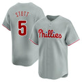Tlead P.Phillies #5 Bryson Stott Player Gray Home Limited Stitched Jerseys