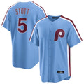 Tlead P.Phillies #5 Bryson Stott Player Light Blue Home Limited Game Stitched Jerseys