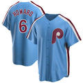Tlead P.Phillies #6 Ryan Howard Player Light Blue Home Game Stitched Jerseys