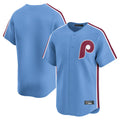 Tlead P.Phillies Blank Player Light Blue Game Stitched Jerseys