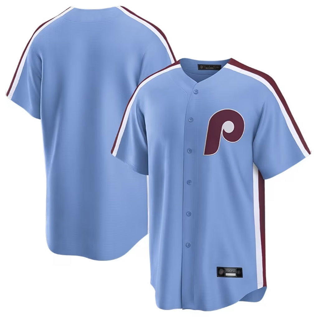 Tlead P.Phillies Blank Player Light Blue Home Limited Stitched Jerseys