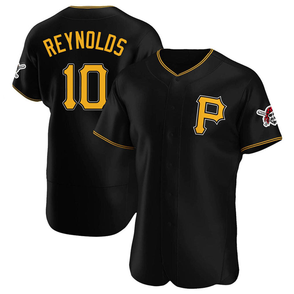 Tlead P.Pirates #10 Bryan Reynolds Player Black Alternate 2025 Home Limited Elite Stitched Jerseys