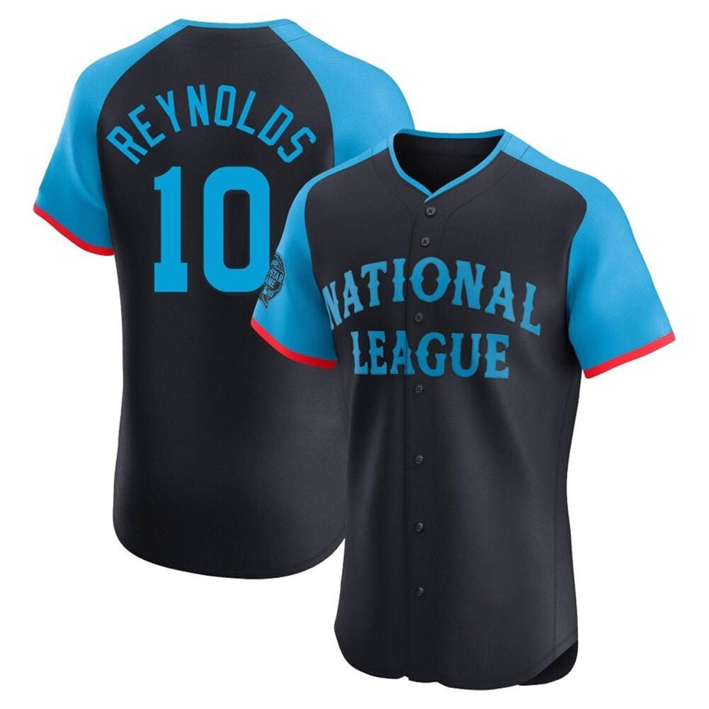 Tlead P.Pirates #10 Bryan Reynolds Player Navy National League All-Star Home Limited Elite Stitched Jerseys