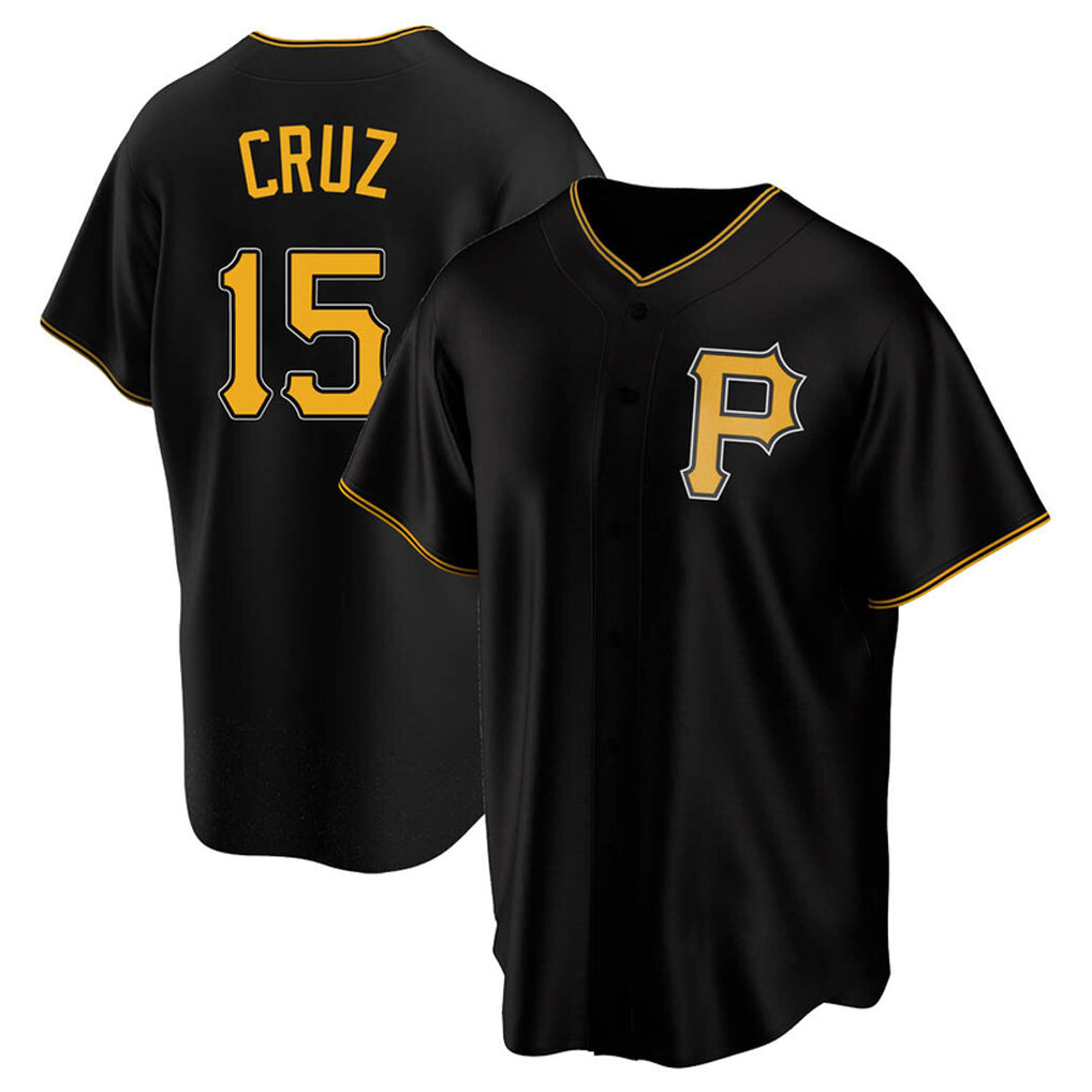 Tlead P.Pirates #15 Oneil Cruz Player Black Alternate 2025 Home Game Stitched Jerseys