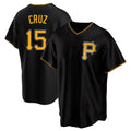 Tlead P.Pirates #15 Oneil Cruz Player Black Alternate 2025 Home Game Stitched Jerseys