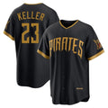 Tlead P.Pirates #23 Mitch Keller Player Black 2026 City Connect Home Game Stitched Jerseys