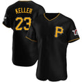Tlead P.Pirates #23 Mitch Keller Player Black Home Limited Elite Stitched Jerseys