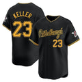 Tlead P.Pirates #23 Mitch Keller Player Black Home Limited Stitched Jerseys