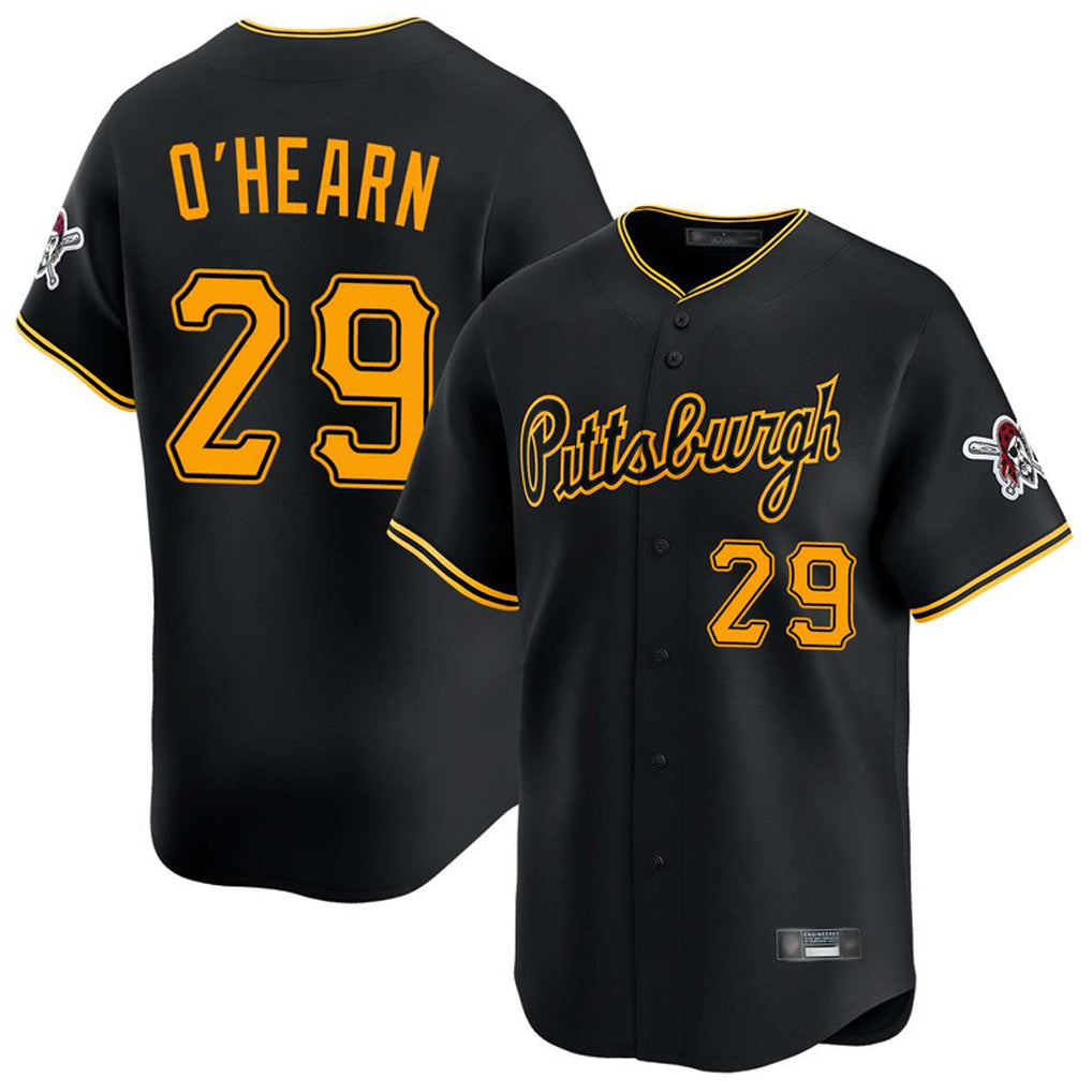 Tlead P.Pirates #29 Ryan O'Hearn Player Black Alt Home Limited Stitched Jerseys