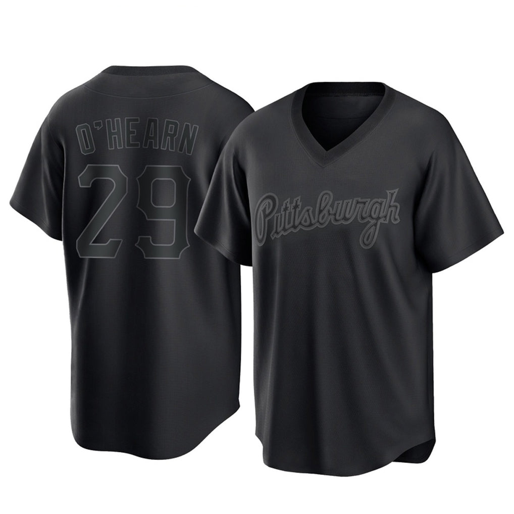 Tlead P.Pirates #29 Ryan O?¡®Hearn Player Black Fashion Home Game Stitched Jerseys