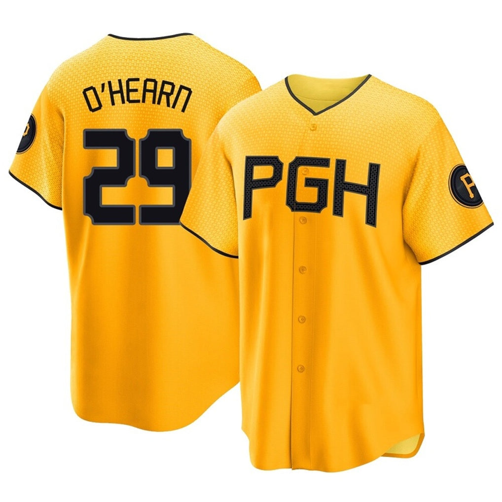Tlead P.Pirates #29 Ryan O?¡®Hearn Player Gold City Connect Home Game Stitched Jerseys